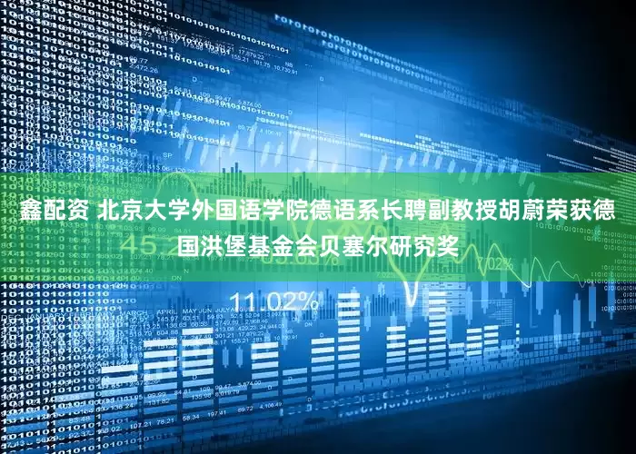 鑫配资 北京大学外国语学院德语系长聘副教授胡蔚荣获德国洪堡基金会贝塞尔研究奖