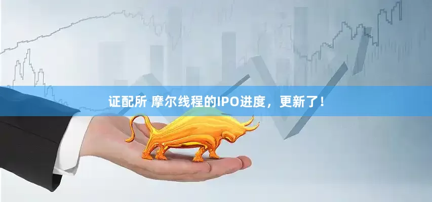 证配所 摩尔线程的IPO进度，更新了！